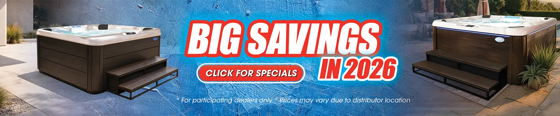 Calspas hot tub being used in a family setting - Las Piedras