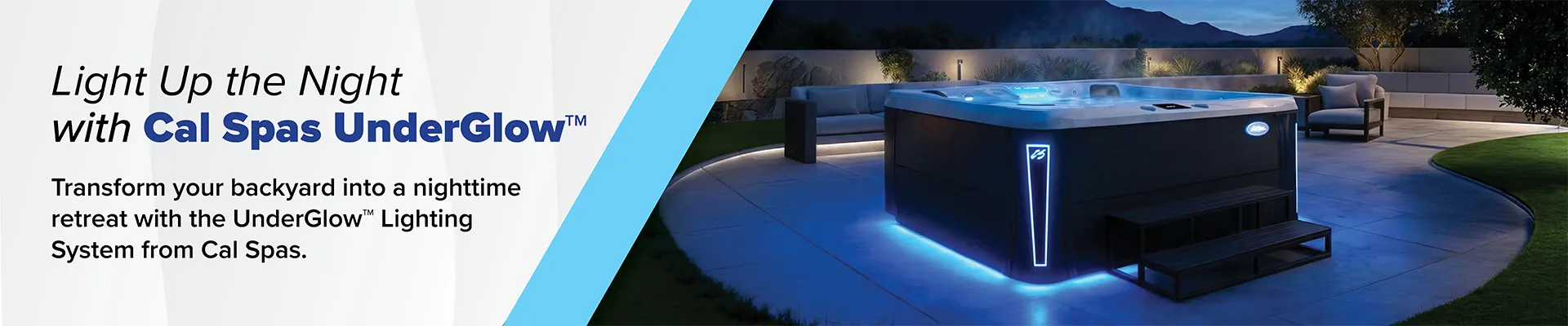 Calspas hot tub being used in a family setting - Las Piedras